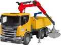 Produktbild: Bruder 03551 Scania Super 560R Baustellen LKW Lastwagen mit Kran Zubehör Bagger