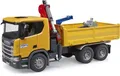Produktbild: bruder 03551 Scania Super 560R Baustellen-LKW Kran und 2 Paletten