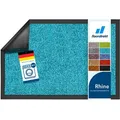 Produktbild: Floordirekt Schmutzfangmatte Rhine, 90 x 150cm, türkis