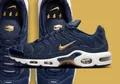 Produktbild: Nike Air Max Plus TN Gold  Navy Metallic FB3350-400 Haifisch Größe 38