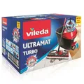 Produktbild: Vileda Ultramax Turbo Bodenwischer Set, Eimer mit Powerschleuder, Neu