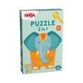Produktbild: HABA Puzzle 2 in 1 Elefant