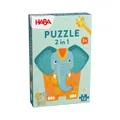 Produktbild: Puzzle 2in1 Elefant, 