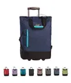 Produktbild: Punta® Einkaufstrolley 33L Dunkelblau | Einkaufstrolley modern mit Skater-Rollen – leise & leichtgängig | modernes Design | ideal für Einkäufe, Reisen & Sport | Wheel Shopping Roller für unterwegs
