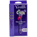 Produktbild: Gillette Venus Rasierer Deluxe Smooth Swirl inkl. 3 Klingen – Präzise & Sanft