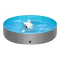 Produktbild: EUGAD Hundepool, Hundepools für große Hunde120x30cm Faltbare Hundeplanschbecken Hunde Pool Anti-Rutsch, PVC Hunde Planschbecken Schwimmbecken Kleine Hunde Pool Wasserspielzeug Outdoor