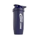 Produktbild: Best Body Nutrition Edelstahl Eiweiß Protein Shaker 700 ml, Reforce, mit integrierten Sieb, matt blau