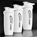Produktbild: Best Body Nutrition 3 Stück Edelstahl Mixer Eiweiss Shaker Proteinshaker Weiss