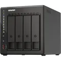 Produktbild: QNAP NAS-Server TS-453E-8G, USB 3.1, Leergehäuse für Festplatten, 4 Einschübe