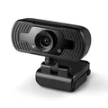 Produktbild: Webcam T250 - CSL Full-HD-Webcam, 1920x1080@30Hz, integriertes Mikrofon, Klemmhalterung, 100° Aufnahmewinkel, Videochat, Home Office, 1080p