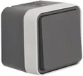 Produktbild: Berker Berker 30763505 Wechselschalter Ap W.1 grau Mehrfachsteckdose