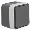 Produktbild: Berker Wechselschalter lichtgrau matt W.1 Aufputz IP55 1f 10AX - 30763505