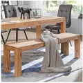 Produktbild: FINEBUY Essbank Sitzbank Massiv Akazie Holzbank Esszimmerbank Küchenbank Esszimmer (Akazie Massivholz 160x45x35 cm Esszimmerbank), Küchenbank Esszimmer ohne Lehne, Landhausstil braun 160 cm x 45 cm x 35 cm