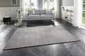 Produktbild: Elle Decoration Panglao moderner Hochflor Teppich - Wohnzimmerteppich Flauschig – Hoch-Tief Skandi Boho Style Wellen - für Wohnzimmer, Schlafzimmer, Küche, Flur - Grau, 80x150cm