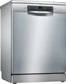 Produktbild: Bosch Serie 4 SMS46KI01E, Freistehend, Standardgröße (60 cm), Edelstahl, Edelstahl, Tasten, LED