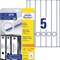 Produktbild: AVERY Zweckform L4758-25 Ordnerrücken Etiketten 38 x 297 mm A4 schmal lang 30 Bl