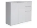 Produktbild: Kommode EFFI BHT 106x87x35 cm weiß Sideboard Bürokommode Anrichte