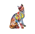 Produktbild: GILDE Dekoobjekt Deko-Katze 36765 – Graffiti Street Art – Kunstharz – 21 × 29 cm