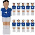Produktbild: eyepower 11 Tischkicker Figuren 16mm - Frankreich Trikot Blau Weiß - Tisch Fussball Kicker Figuren - Tisch Fussballspiel Zubehör Fußball Kickertisch Ersatzteile Tischfussball Figuren Kicker Tisch