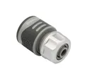 Produktbild: Bradas Schlauchadapter PVC Schlauchstück 1/2 Zoll und 5/8 Zoll Steckkupplung