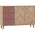 Produktbild: Schildmeyer Sideboard Visby 73,9 cm x 109 cm x 33 cm Mauve Fischgräte