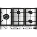Produktbild: Kaiser KG 9357 Turbo Edelstahl Gaskochfeld 86 cm 5 Brenner 3,8 KW WOK