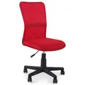 Produktbild: IDIMEX Bürodrehstuhl TODI höhenverstellbar & schwenkbar - rot ergonomischer Schreibtischstuhl mit atmungsaktivem Netzrücken und Wippmechanik mit stabilem Kreuzfuß [Belastbarkeit 100 kg]
