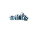 Produktbild: MS Beschläge Madenschraube M6 Fixierschraube Stahl verzinkt Türgriffschraube mit Spitze Türklinkenschraube Innensechskant Befestigungsschraube Kegelkopf DIN 914 (M6x7mm, 1, Stück)