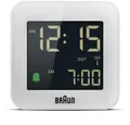 Produktbild: Braun Digitaler Funkwecker, BC08W-DCF, weiß mit mit Hintergrundbeleuchtung
