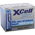 Produktbild: 24er Multipack XCell Micro (AAA)-Batterie Alkali-Mangan 1.5 V 24 St.