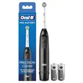 Produktbild: Oral-B Pro Battery Toothbrush, Precision Clean Toothbrush Head, Plaque Remover For Teeth, 2 Batteries Included, Black