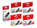 Produktbild: Canon Original PGI-550PGBK/CLI-551 XL Druckerpatronen 5er-Multipack - BK/C/M/Y/BK OPCLI-551XL