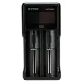 Produktbild: XTAR VC2SL QC3.0 Ladegerät für Li-Ionen- und NiMh Akkus - Schwarz