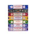 Produktbild: Satya Räucherstäbchen Geschenkset Nag Champa, Super Hit, Drachenblut, Sandelholz, Patchouli, Lavendel, Positive Vibes, 15 g