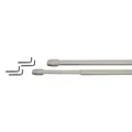 Produktbild: Scheibengardinenstangen - weiß - 2 Stück - 80-145 cm