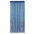 Produktbild: WENKO Tür Vorhang Klettband Verschluss Balkon Terrasse 90x200 Stangen Gardinen