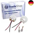 Produktbild: 2x Trade-Shop Kohlebürsten-Halter inkl. Motorkohlen kompatibel mit Hilti