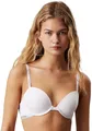 Produktbild: Calvin Klein Damen Demi-Cups BH Lightly Lined Stretch, Weiß (White), 85A