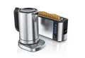 Produktbild: Arendo Frühstücks-Set (2-tlg), Wasserkocher 1,7l mit Temperaturauswahl & Toaster, Edelstahl