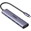Produktbild: UGREEN CM478 5-in-1 USB-C Hub, Dockingstation, silber