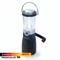 Produktbild: EAXUS® Dynamo Camping Lampe Laterne Leuchte 4 LED ohne Batterien Kurbel Outdoor