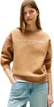 Produktbild: Tommy Hilfiger Damen Sweatshirt ohne Kapuze, Braun (Hickory), XXL
