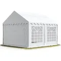 Produktbild: Toolport Party-zelt Festzelt 4x5 M Garten-pavillon -zelt Pvc Plane 700 N In Weiß Wasserdicht