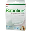 Produktbild: Ratioline Wundverband 10x8 cm steril 5 St