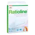 Produktbild: RATIOLINE Wundverband 10x8 cm steril 5 St