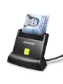 Produktbild: AXAGON USB-A Smart Card / ID Card StandReader