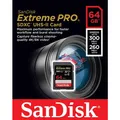 Produktbild: SanDisk SDXC Extreme Pro 64GB 300MB/S Uhs-Ii V90