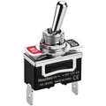 Produktbild: Metall Kippschalter 15A 250VAC SPST 2-Positionen Plattenmontage Dauerlicht