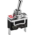 Produktbild: Kippschalter Metall C511A SPST 15A 250VAC Dauerlicht Plattenmontage Heschen