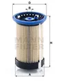 Produktbild: Für MANN-FILTER PU 8028 Fuel filter